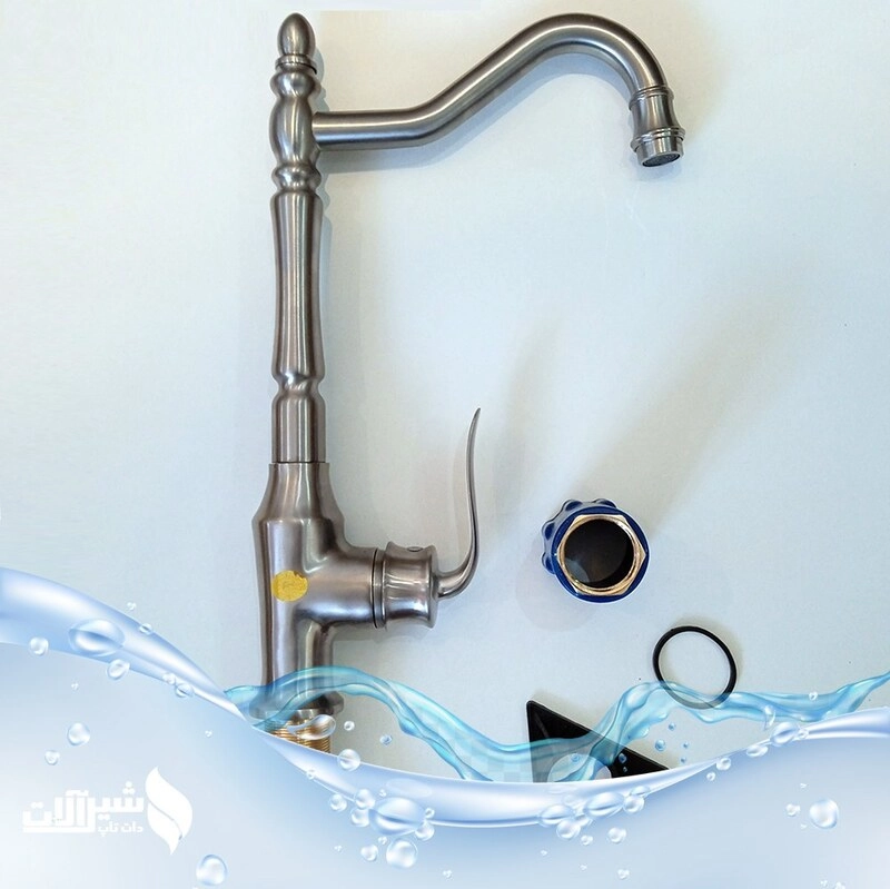 شیرآلات  آیدا ظرفشویی بامبو کروم مات