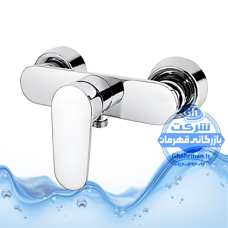 شیر توالت مدل ونتو  رنگ کروم| شیرآلات برند آیدا صنعت مدل ونتو